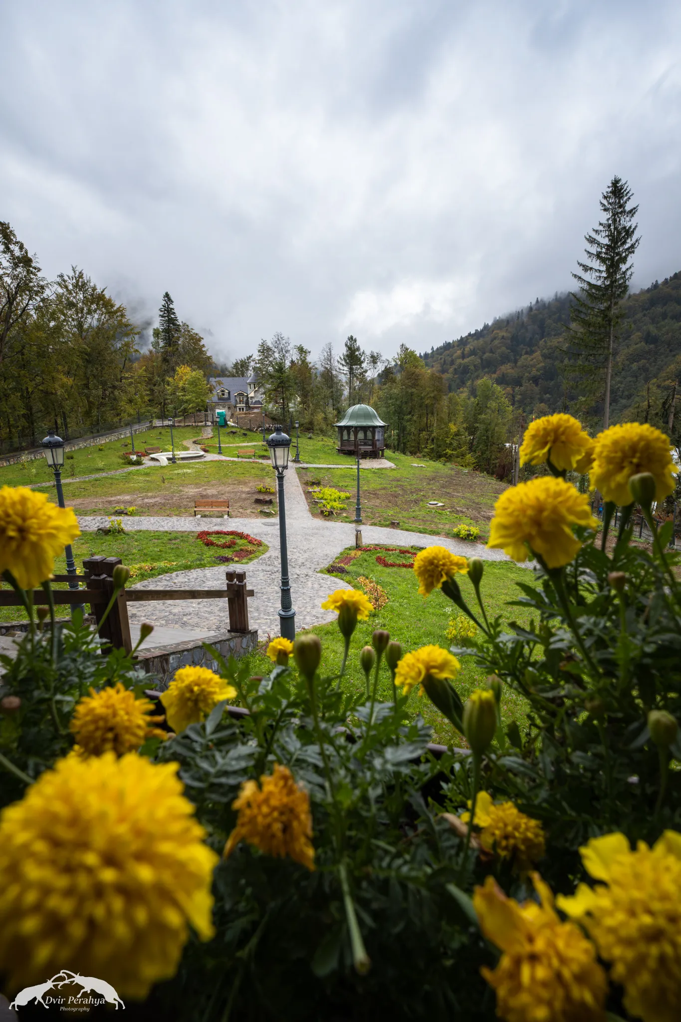 Tel Dor beach at sunset